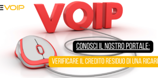 Portale VoIP: verificare il credito residuo del proprio account VoIP Ricaricabile