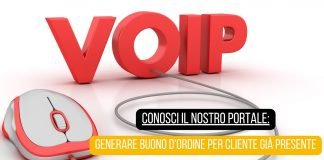 Portale VoIP: come generare un buono d’ordine per un cliente già presente nel Portale