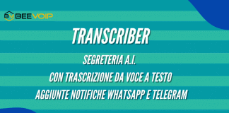 TRANSCRIBER – Segreteria A.I. – con trascrizione da voce a testo – aggiunte notifiche WhatsApp e Telegram Come trascrivere la voce dei messaggi della segreteria telefonica