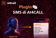 Plugin SMS di AI4CALL: inviare messaggi automatici durante le chiamate Inviare SMS tramite Agent AI