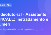 da sito AI4CALL – Videotutorial – Assistente AI4CALL: instradamento e numeri