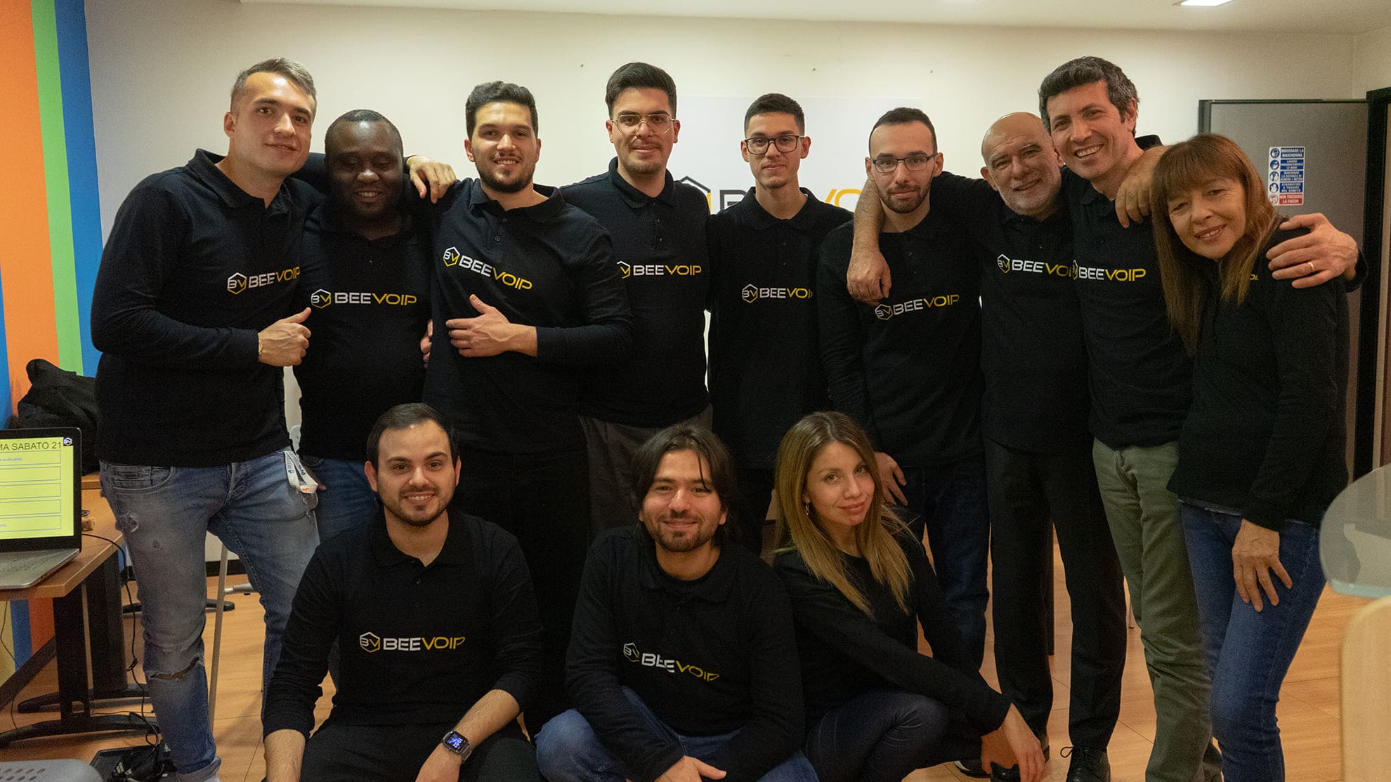 Team BEEVOIP tutti i dipendenti a Milano