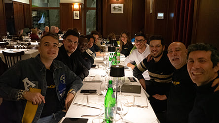 Convention BEEVOIP, al ristorante tutti insieme in centro a Milano. Dolci fantastici