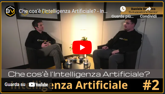 BEEVOIP - Sabatino chiede a Daniele De Falco cos'è l'intelligenza artificiale